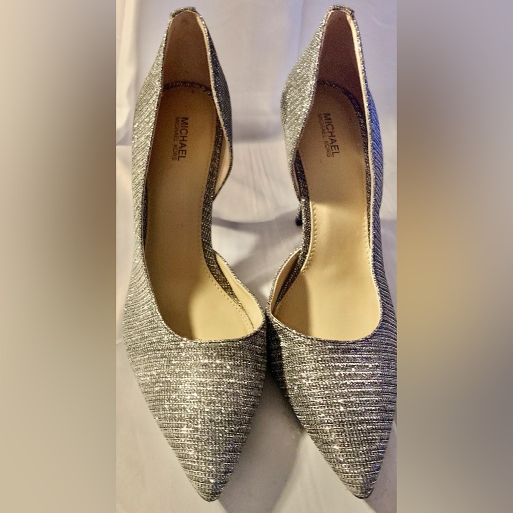 Michael Kors Glittering Silver Heels